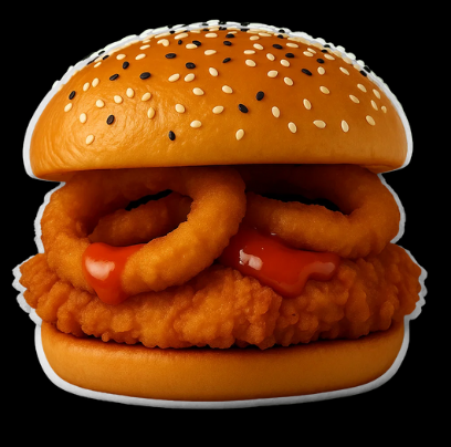 hamburguesa  de pollo